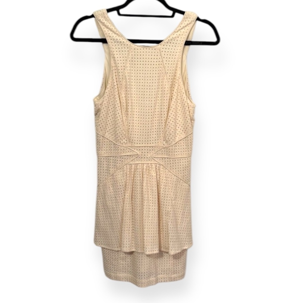 Addison Cream Tiered‎ Ruched Halter Top XS